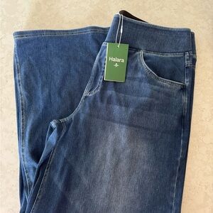 Halara Blue Denim Stretchy Jeans Size Petite XL